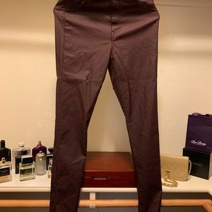 H&M Coated Super Skinny High Waisted Jeggings